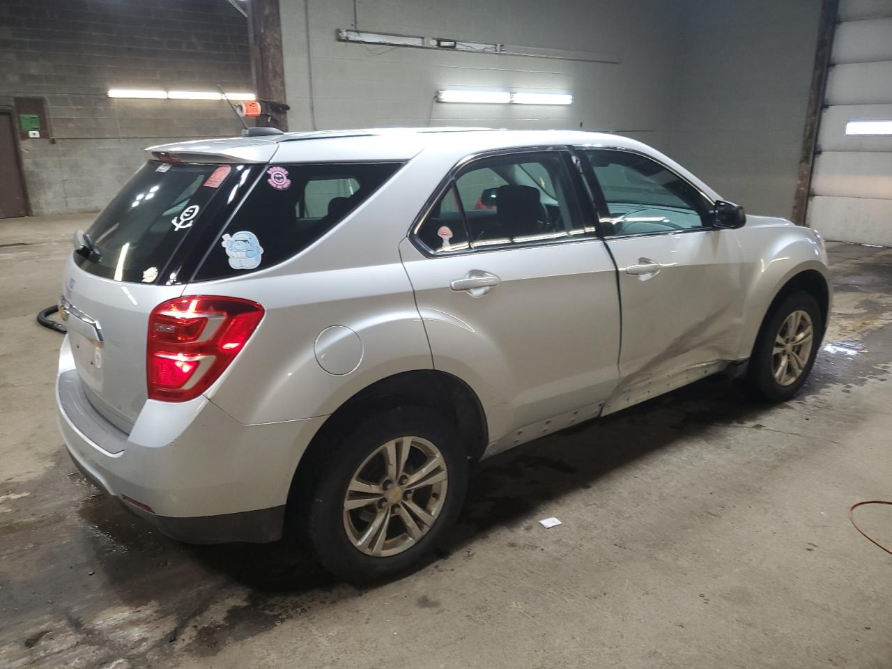 2017 Chevrolet Equinox VIN 2GNALBEK1H1612779 Copart auction photo, side damage thumbnail 3