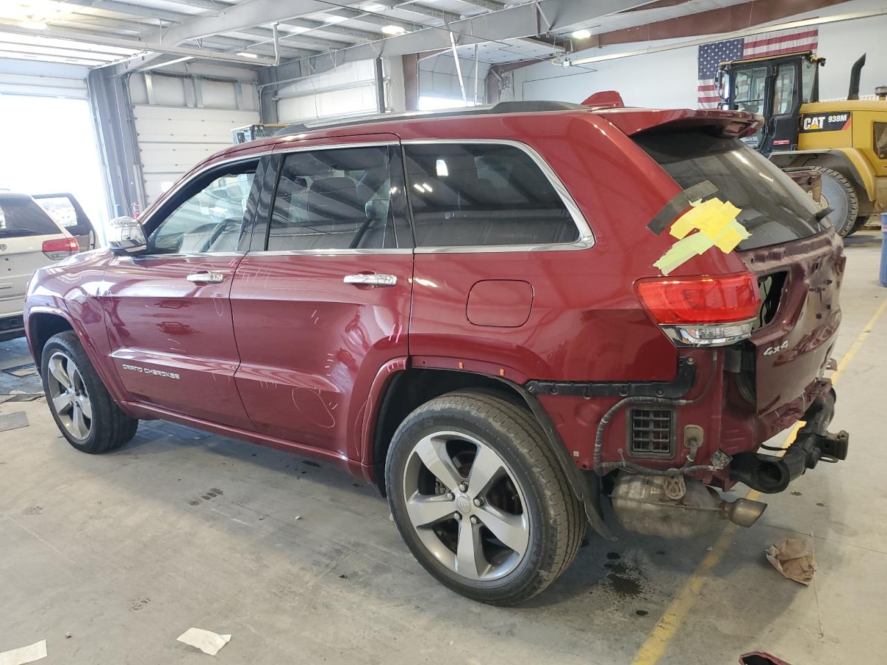 2014 Jeep Grand Cherokee VIN 1C4RJFCG8EC132719 Copart auction photo, rear end damage thumbnail 2