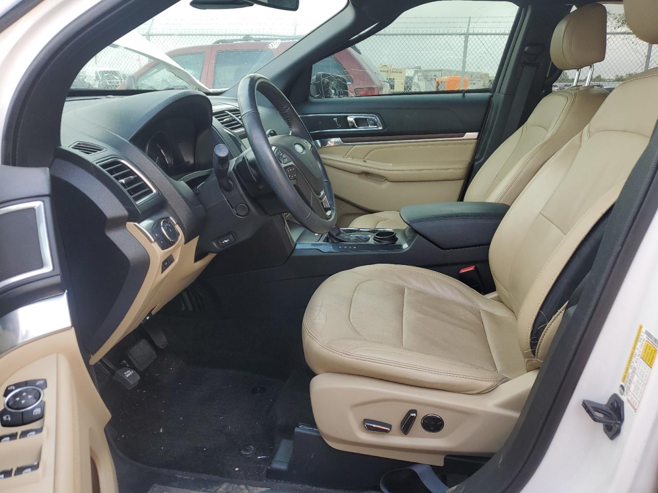 2017 Ford Explorer VIN 1FM5K7F88HGD85666 Copart auction photo, side / front end damage thumbnail 7