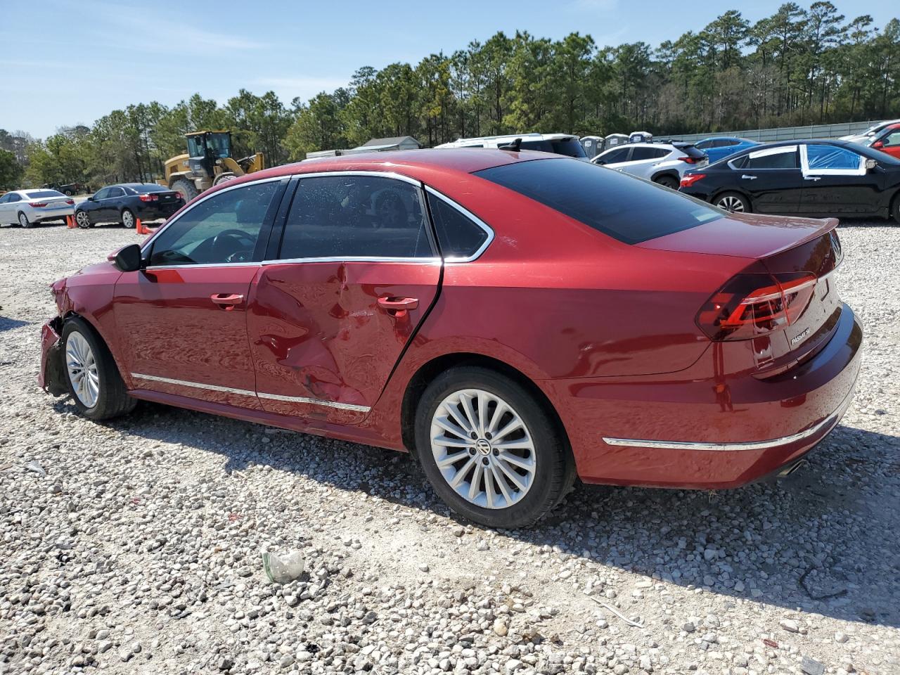2017 Volkswagen Passat VIN 1VWBT7A35HC017899 Copart auction photo, side / front end damage thumbnail 2