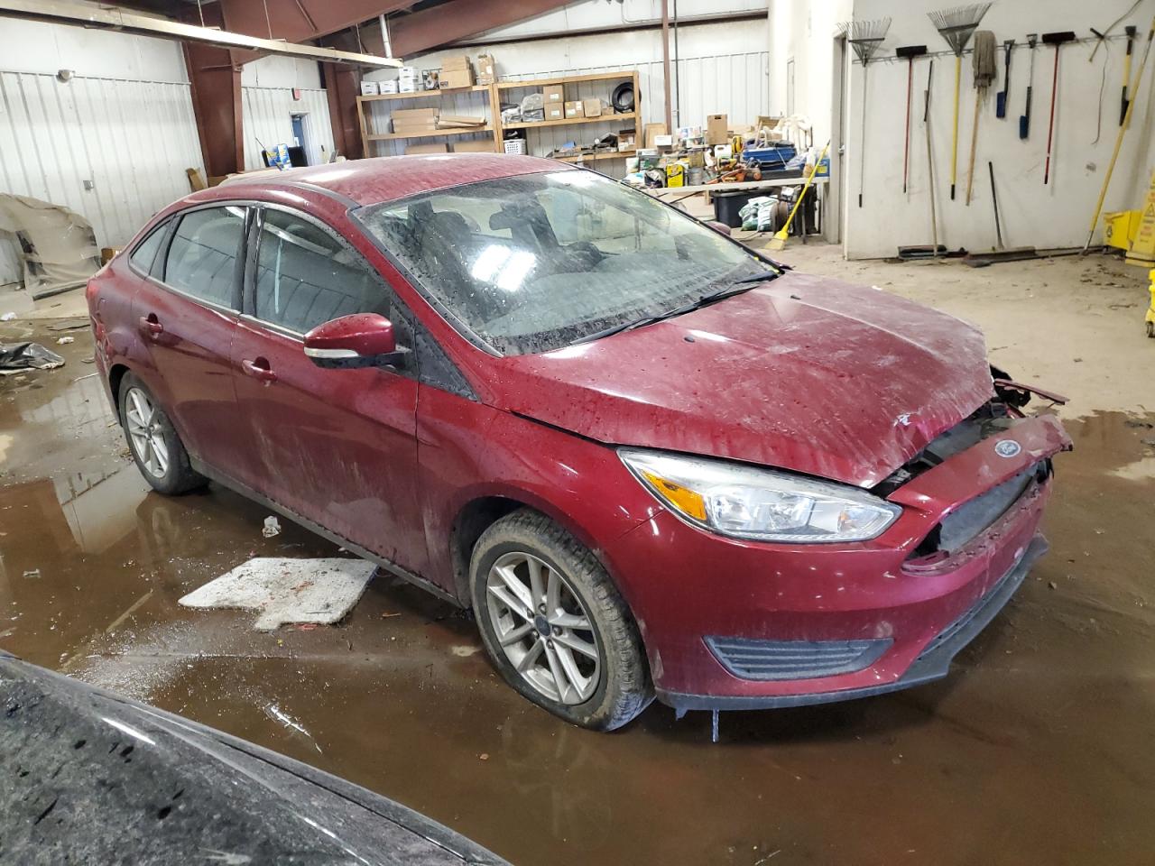 2015 Ford Focus VIN 1FADP3F22FL251929 Copart auction photo, front end damage thumbnail 4