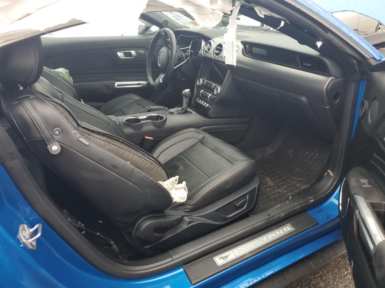2021 Ford Mustang VIN 1FA6P8CF8M5135312 Copart auction photo, side damage thumbnail 8