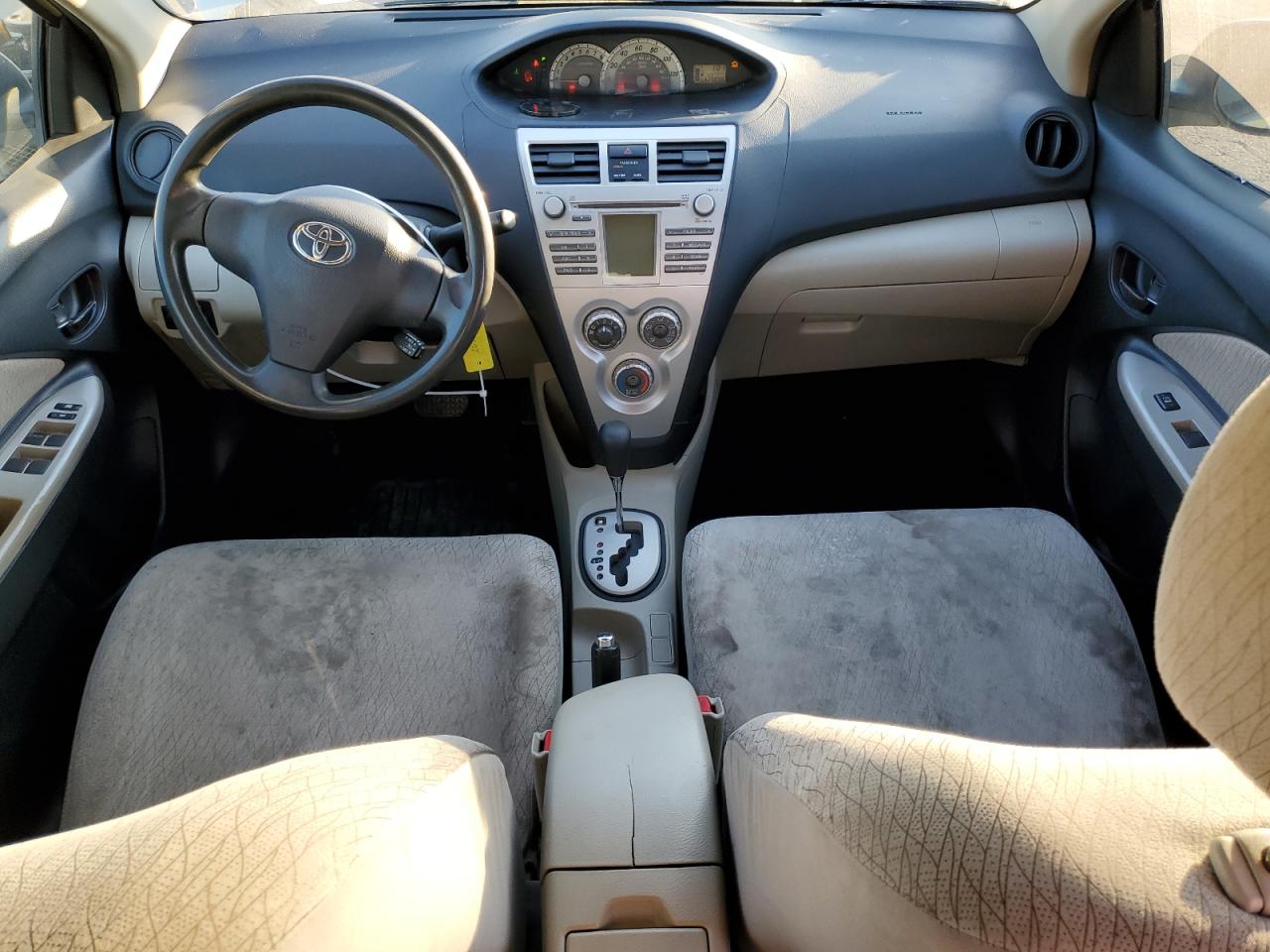 2007 Toyota Yaris VIN JTDBT923671107375 Copart auction photo, rear end / front end damage thumbnail 8