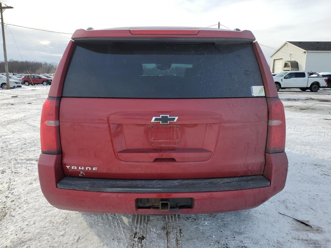 2015 Chevrolet Tahoe VIN 1GNSKBKC3FR141596 Copart auction photo, front end / undercarriage damage thumbnail 6