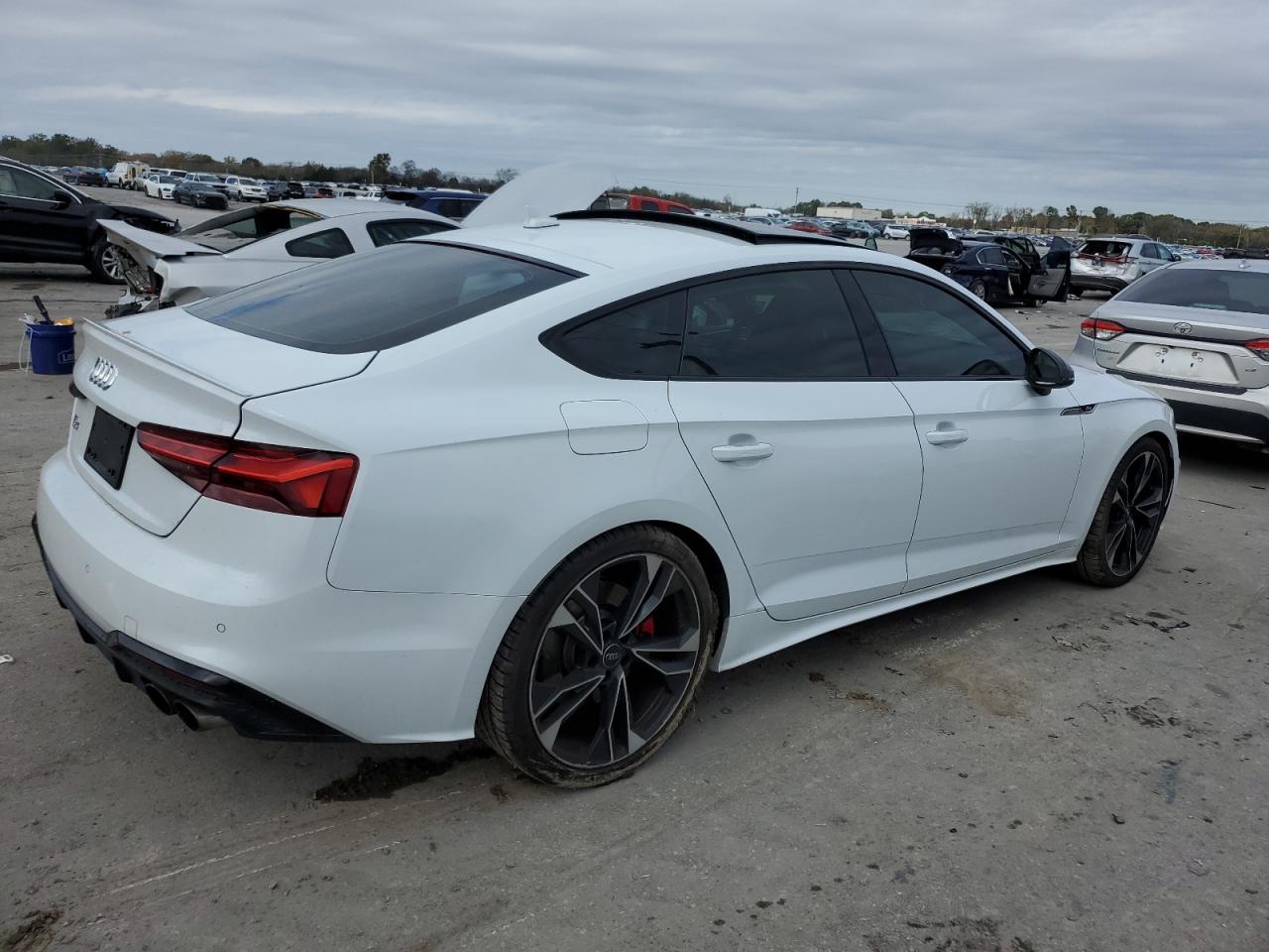 2020 Audi RS5 VIN WAUC4CF56LA012641 Copart auction photo, side damage thumbnail 3