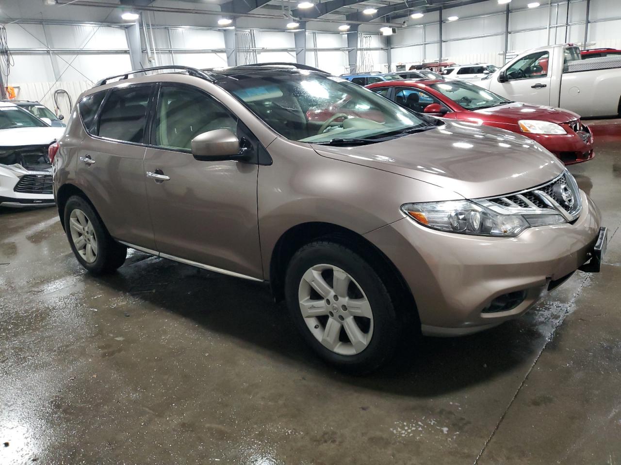 2011 Nissan Murano VIN JN8AZ1MW1BW181077 Copart auction photo, front end damage thumbnail 4