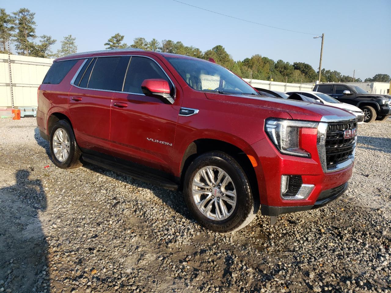 2021 GMC Yukon VIN 1GKS1AKD6MR200592 Copart auction photo, all over damage thumbnail 4