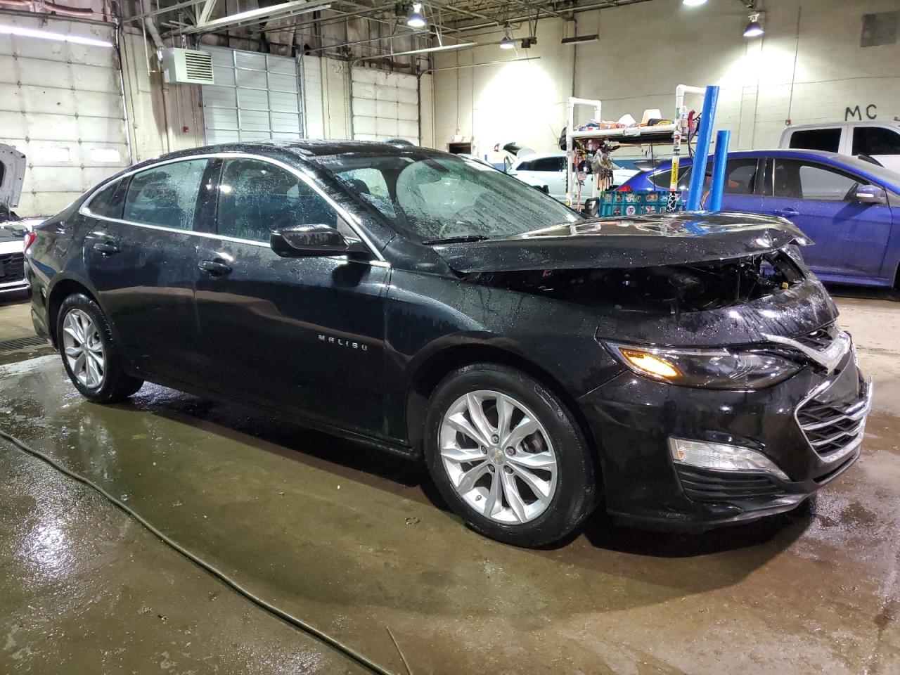 2021 Chevrolet Malibu VIN 1G1ZD5STXMF028710 Copart auction photo, front end / mechanical damage thumbnail 4