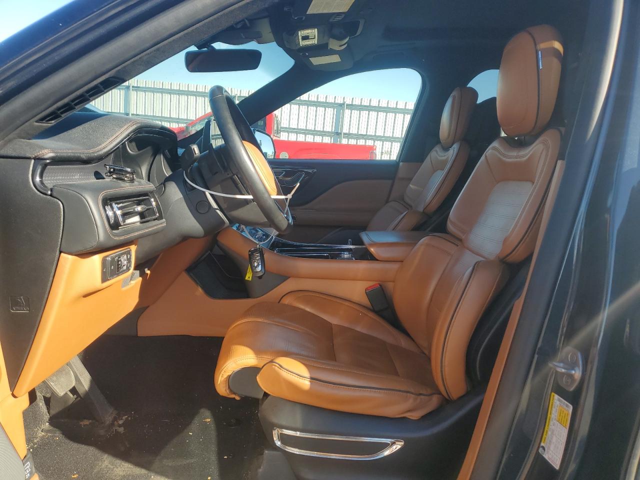 2020 Lincoln Aviator VIN 5LM5J9XC1LGL15630 Copart auction photo, front end / undercarriage damage thumbnail 7