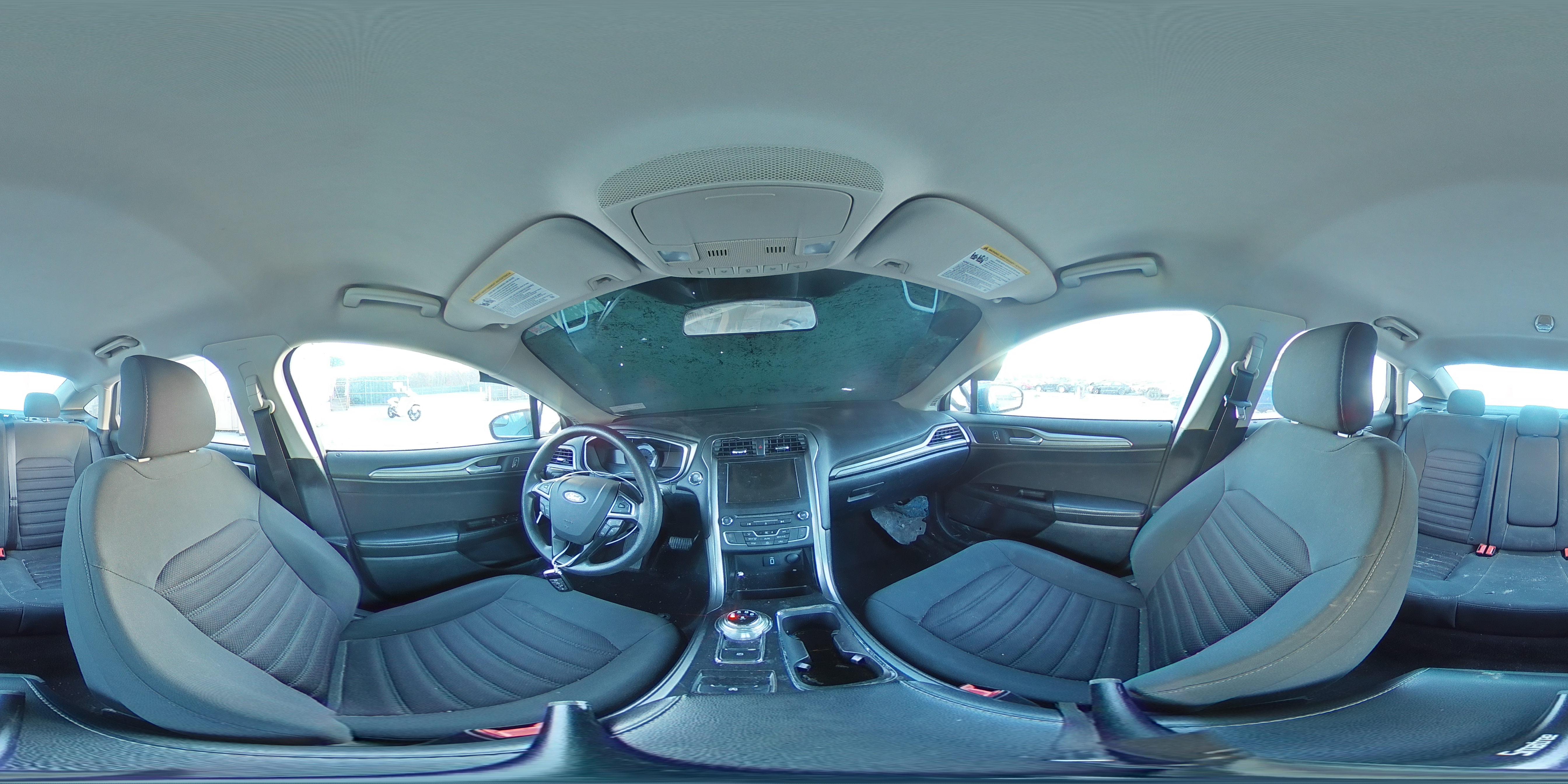 2017 Ford Fusion VIN 3FA6P0HD5HR174080 Copart auction photo, front end / undercarriage damage thumbnail 13