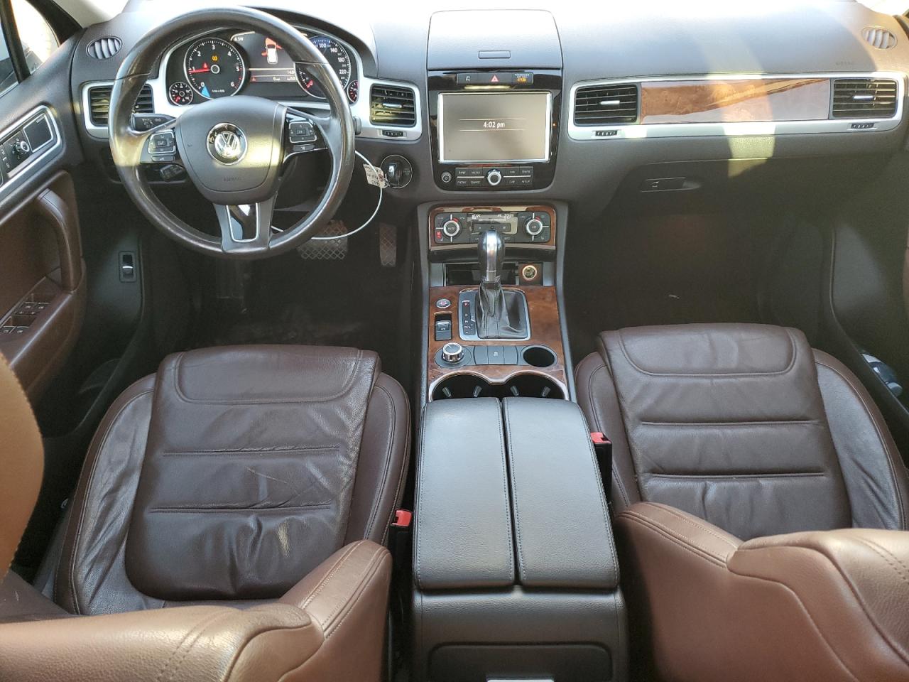 2014 Volkswagen Touareg VIN WVGEP9BP4ED004564 Copart auction photo, side damage thumbnail 8
