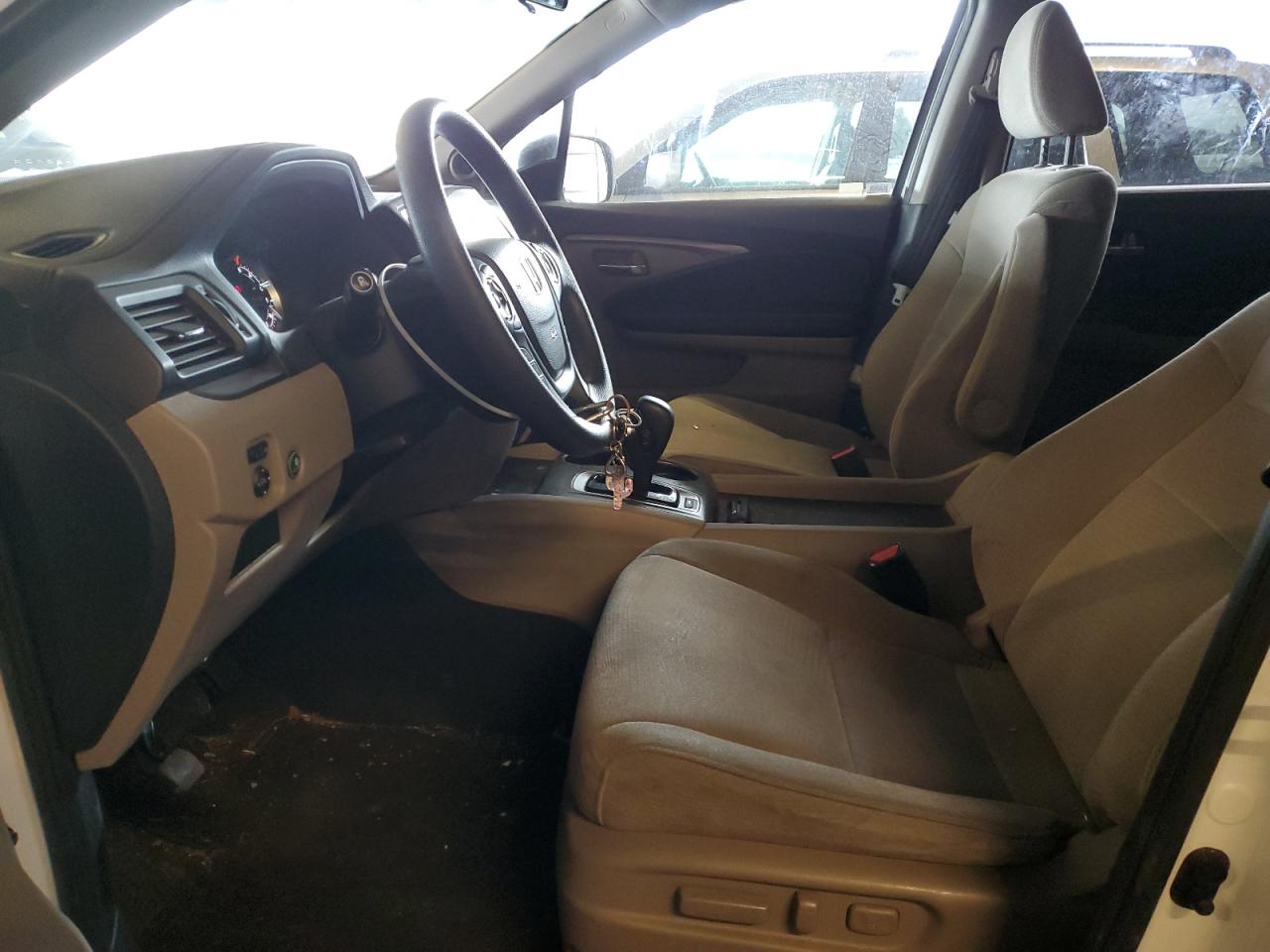 2017 Honda Pilot VIN 5FNYF5H39HB033296 Copart auction photo, rear end damage thumbnail 7