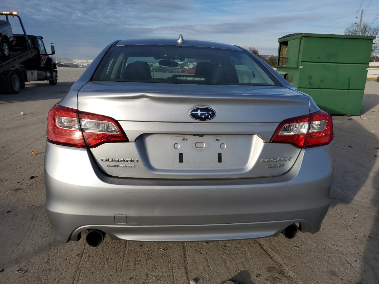 2016 Subaru Legacy VIN 4S3BNEN68G3020381 Copart auction photo, all over damage thumbnail 6