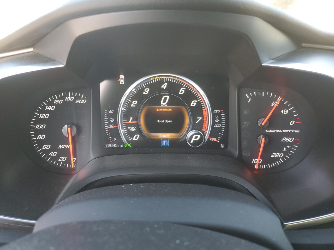 2019 Chevrolet Corvette VIN 1G1YD2D71K5116381 Copart auction photo, front end / rear end damage thumbnail 9