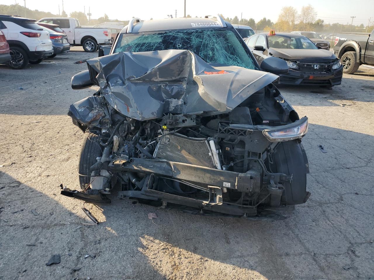 2020 Hyundai Venue VIN KMHRC8A32LU037453 Copart auction photo, front end damage thumbnail 5