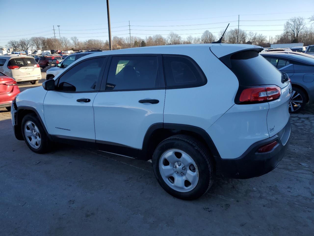 2014 Jeep Grand Cherokee VIN 1C4PJLAB1EW241342 Copart auction photo, front end damage thumbnail 2