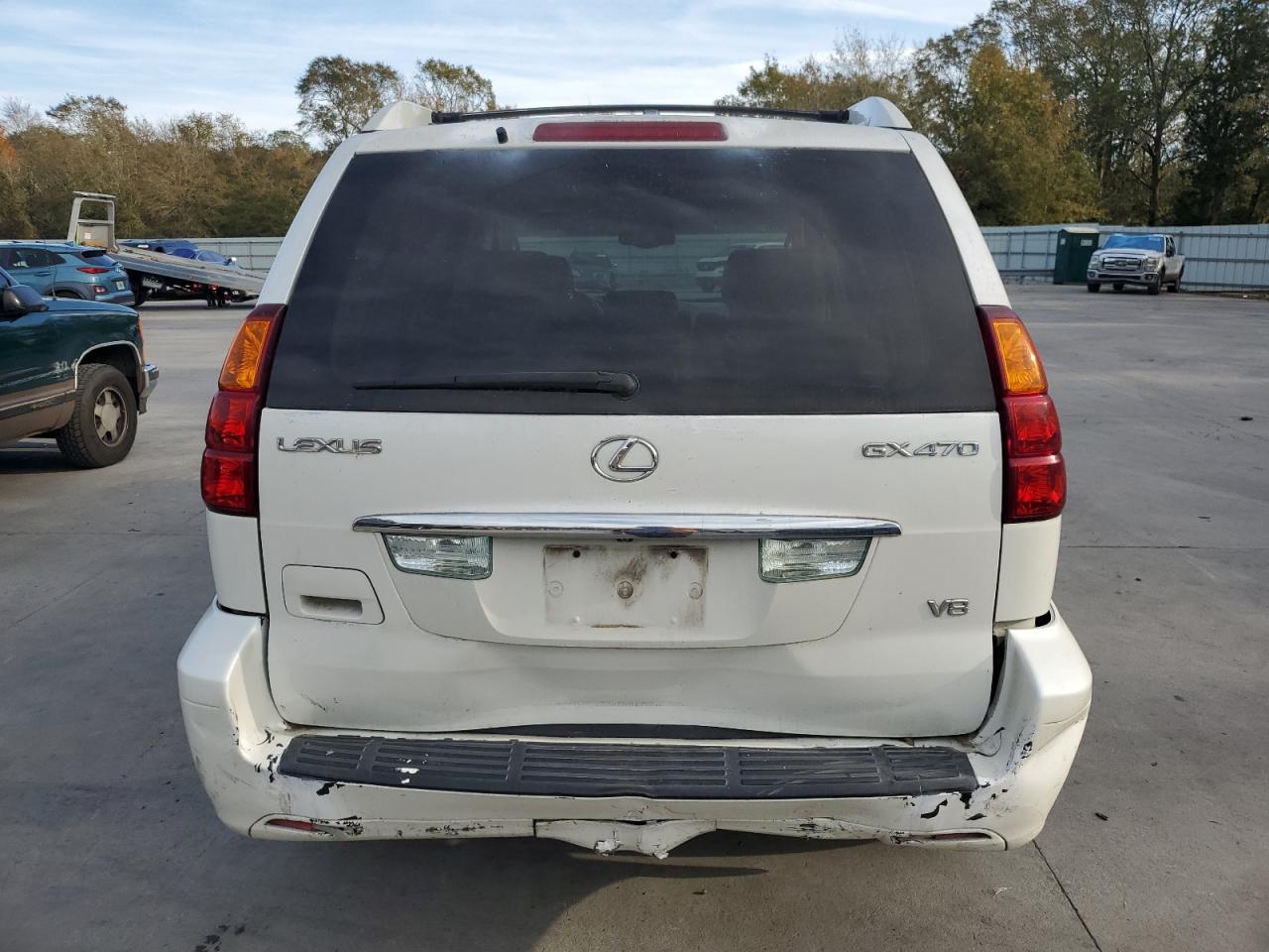 2005 Lexus GX VIN JTJBT20X950089855 Copart auction photo, all over damage thumbnail 6