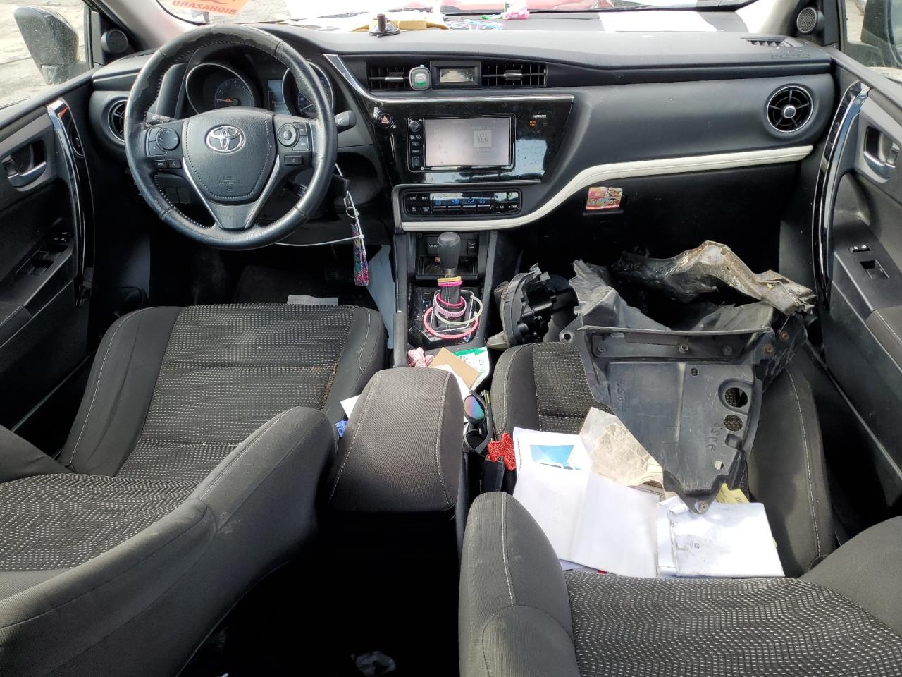2018 Toyota Corolla VIN JTNKARJE1JJ575008 Copart auction photo, front end / side damage thumbnail 8