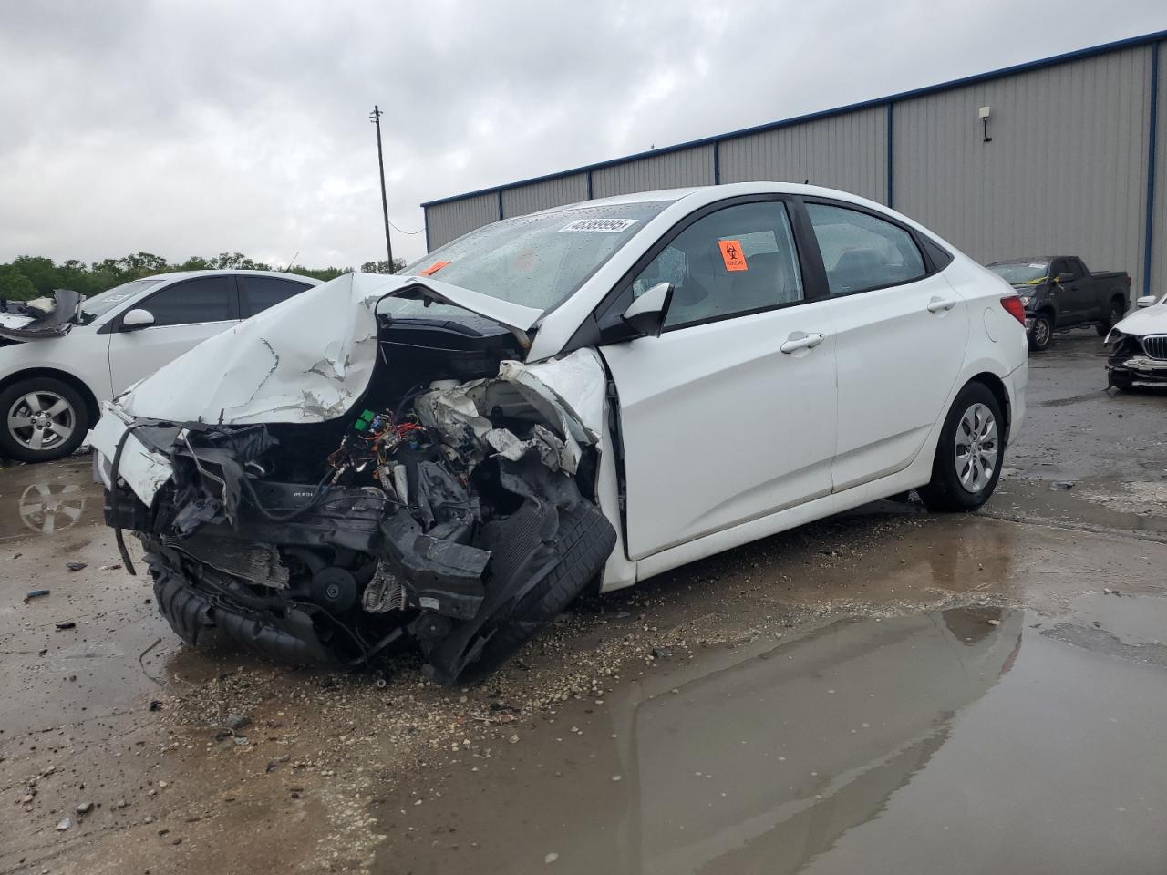 2016 Hyundai Accent VIN KMHCT4AE1GU162756 - Copart auction photo