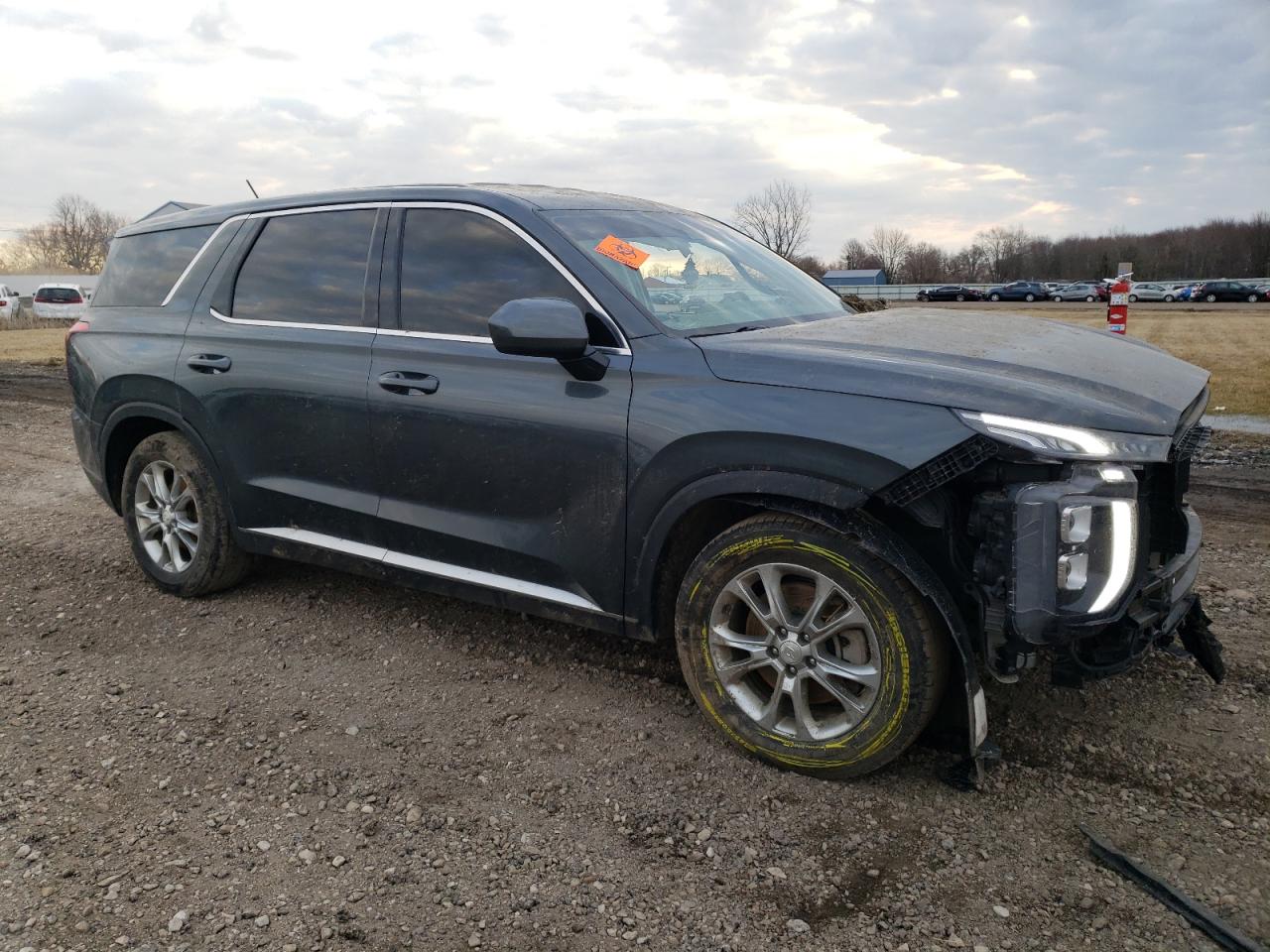 2020 Hyundai Palisade VIN KM8R1DHE8LU057891 Copart auction photo, front end / rear end damage thumbnail 4