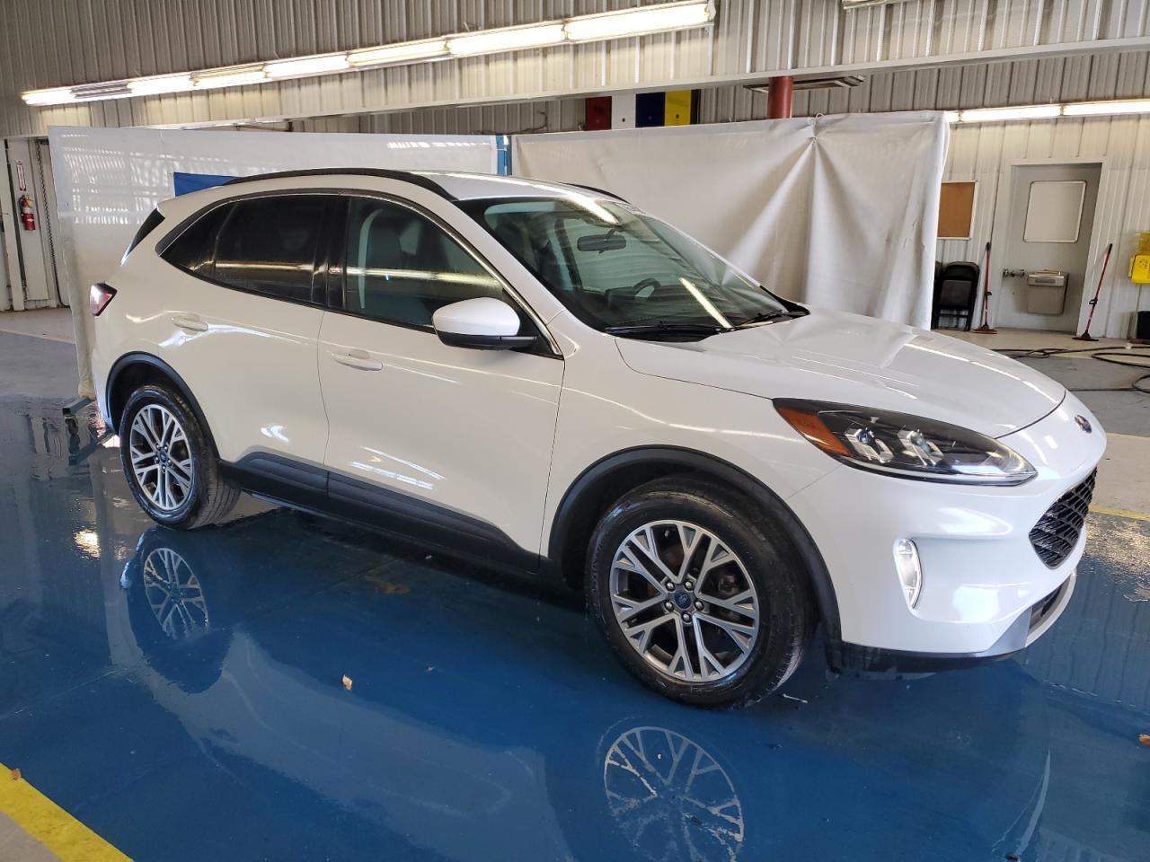 2021 Ford Escape VIN 1FMCU0H65MUA09152 Copart auction photo, rear end damage thumbnail 4