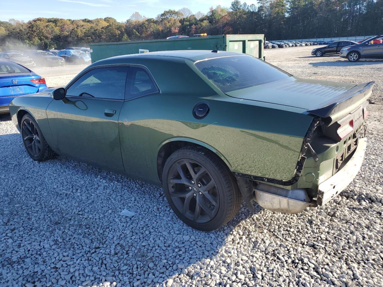 2021 Dodge Challenger VIN 2C3CDZAG6MH517665 Copart auction photo, rear end damage thumbnail 2