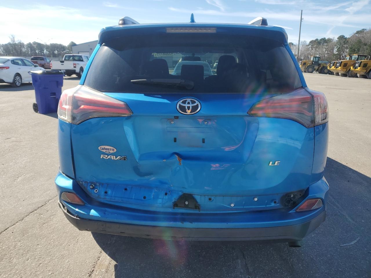 2016 Toyota RAV 4 VIN JTMZFREV6GD091857 Copart auction photo, rear end damage thumbnail 6