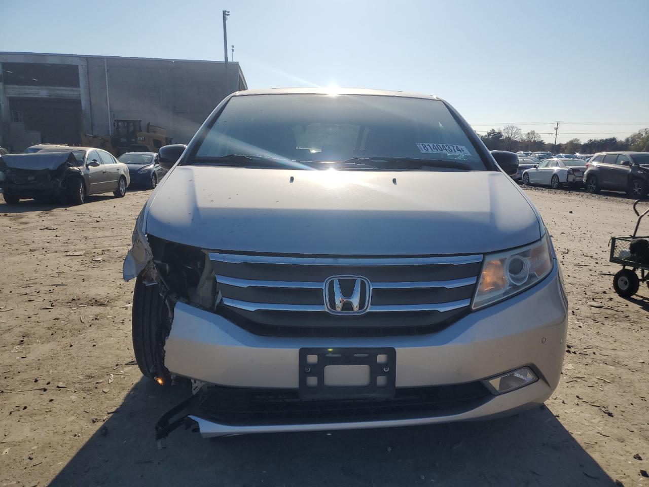 2013 Honda Odyssey VIN 5FNRL5H95DB039933 Copart auction photo, front end / minor dent/scratches damage thumbnail 5