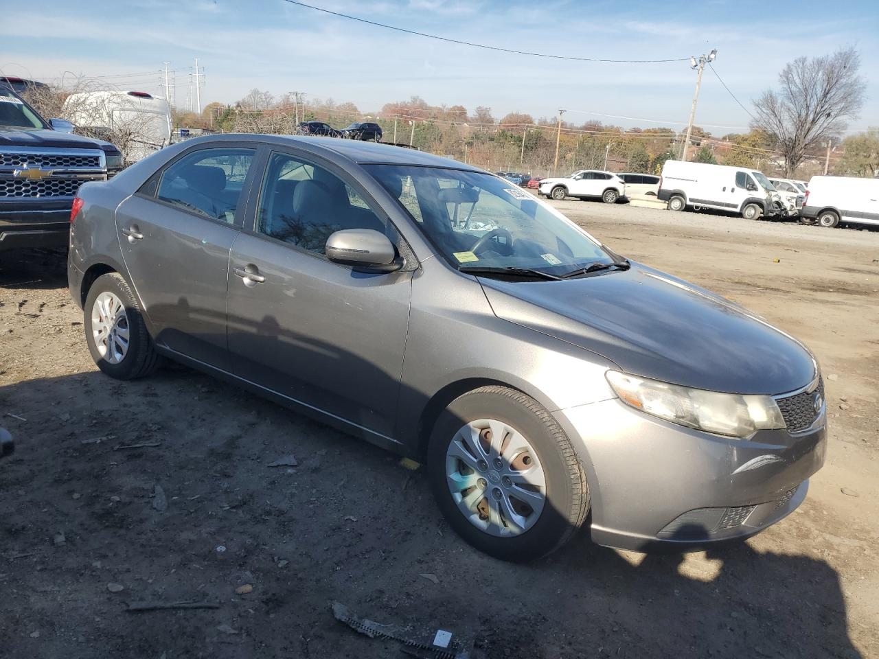 2012 KIA Forte VIN KNAFU4A28C5594136 Copart auction photo, all over damage thumbnail 4