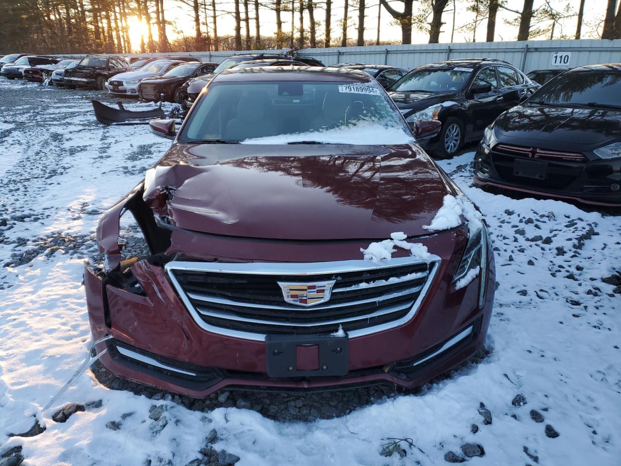 2017 Cadillac CT6 VIN 1G6KB5RS2HU169965 Copart auction photo, front end / side damage thumbnail 5