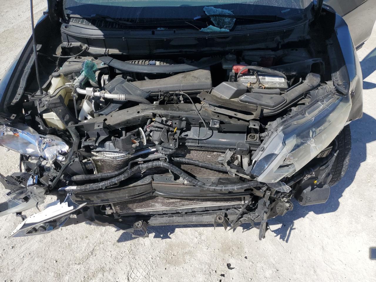 2017 Nissan Rogue VIN 5N1AT2MT4HC790257 Copart auction photo, front end damage thumbnail 13