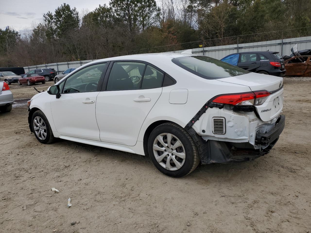 2020 Toyota Corolla VIN JTDEPRAE0LJ096131 Copart auction photo, front end / rear end damage thumbnail 2