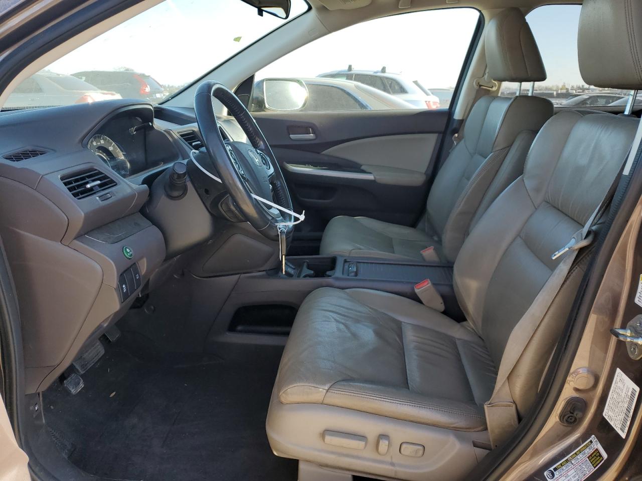2014 Honda CR-V VIN 2HKRM4H73EH629153 Copart auction photo, front end / side damage thumbnail 7