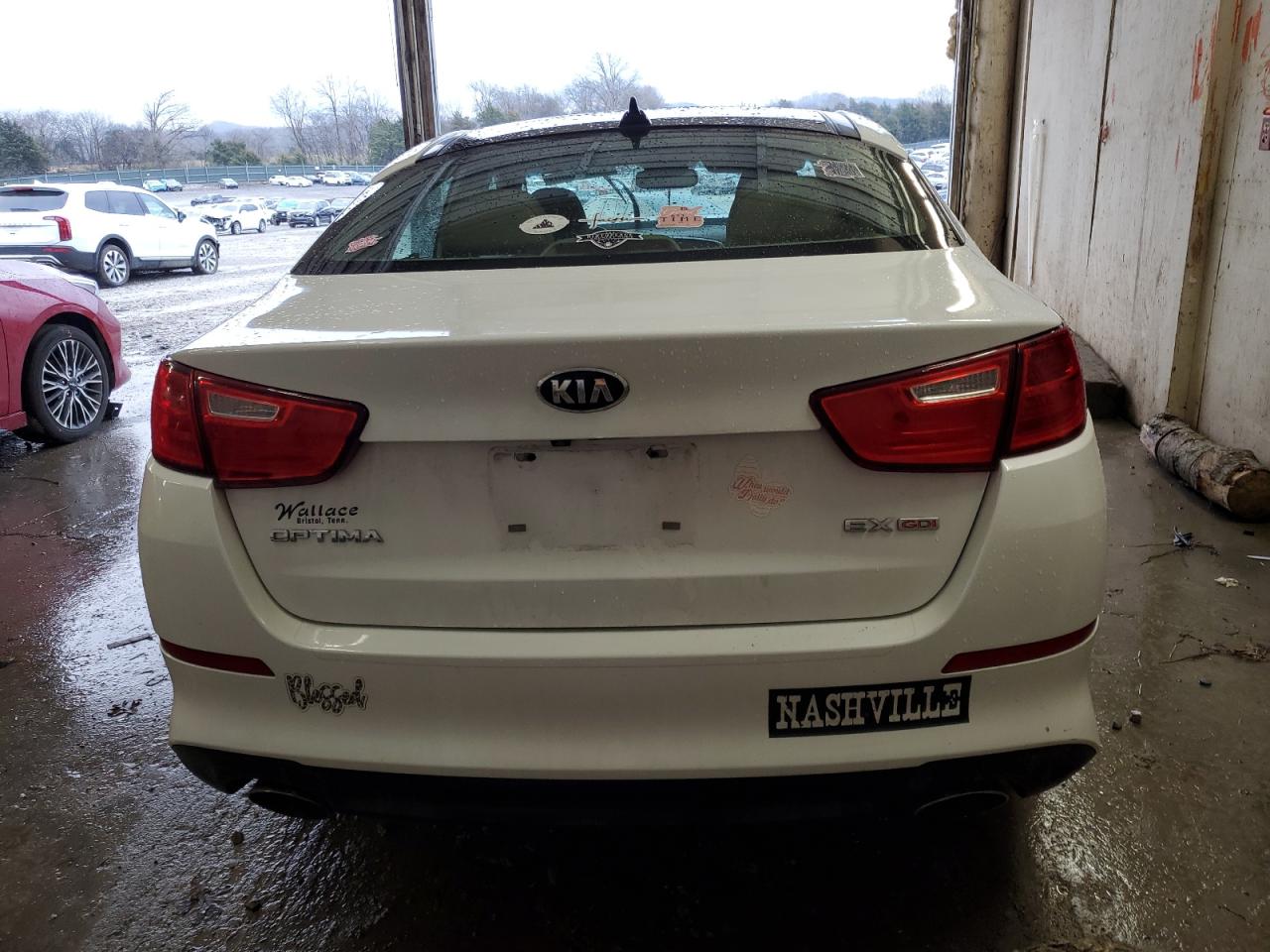 2014 KIA Optima VIN 5XXGN4A76EG339919 Copart auction photo, front end damage thumbnail 6
