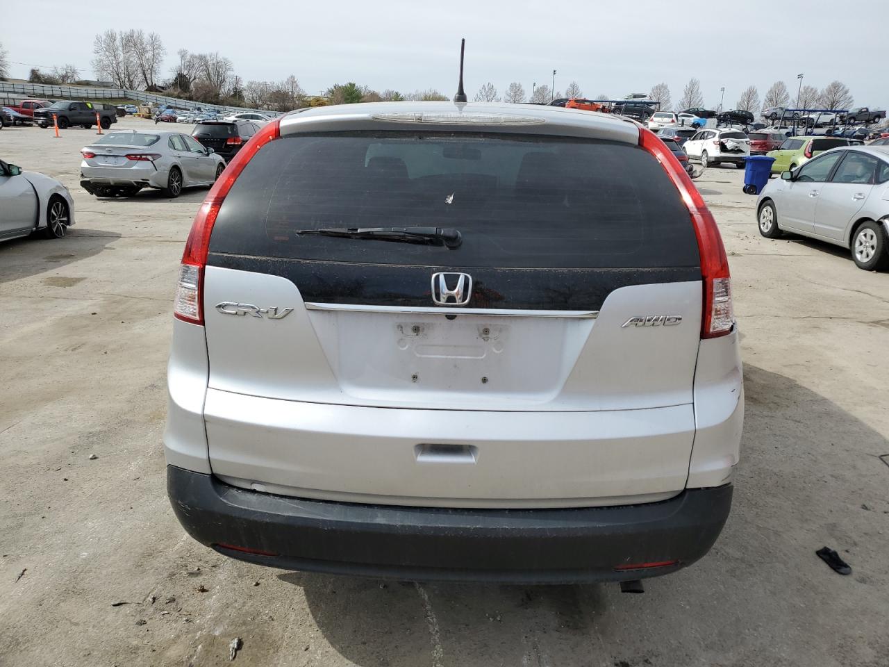 2013 Honda CR-V VIN 2HKRM4H34DH631327 Copart auction photo, rear end damage thumbnail 6