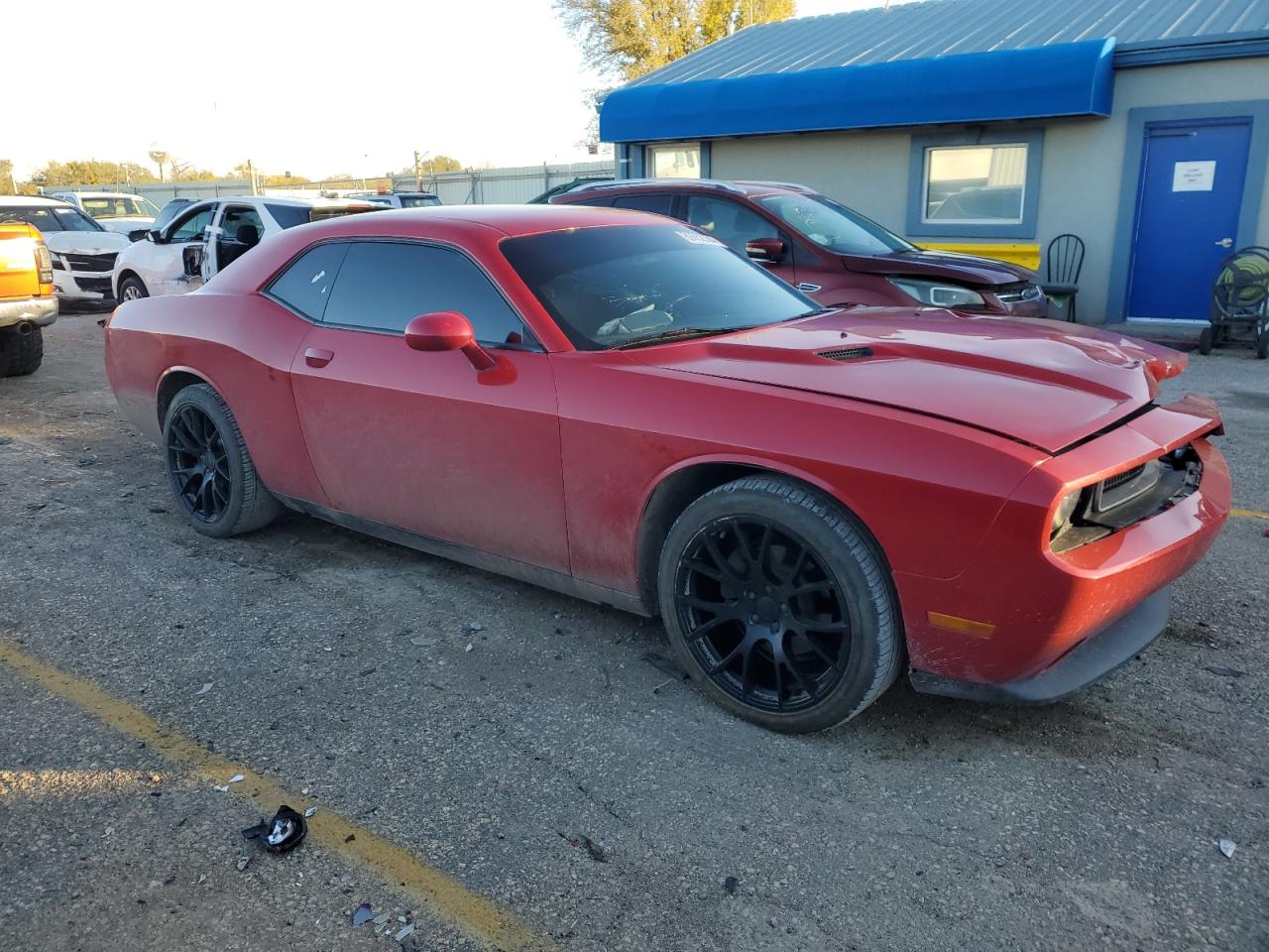2012 Dodge Challenger VIN 2C3CDYAG0CH176630 Copart auction photo, front end / minor dent/scratches damage thumbnail 4