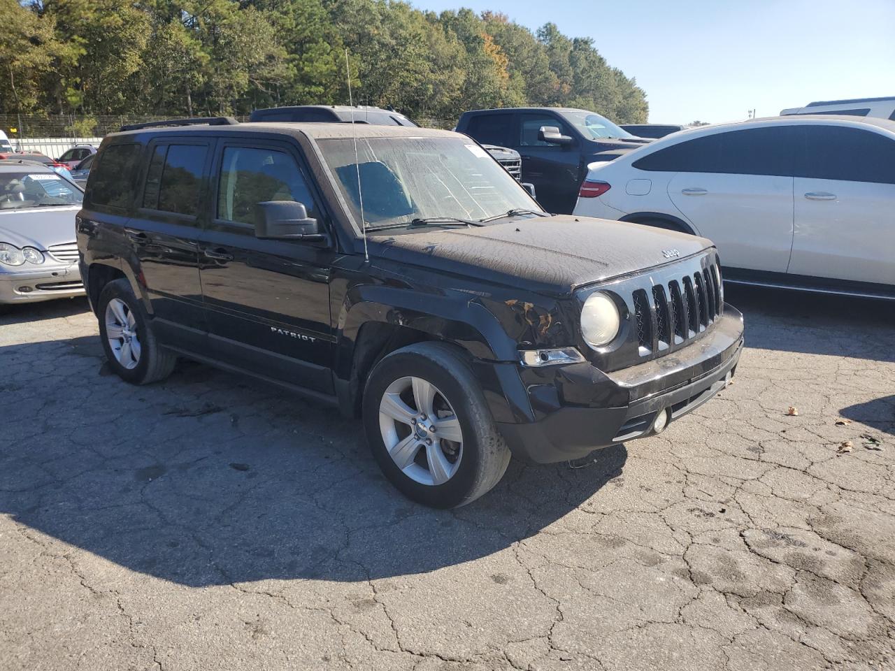 2012 Jeep Liberty (Patriot) VIN 1C4NJPFA0CD662721 Copart auction photo, front end / side damage thumbnail 4