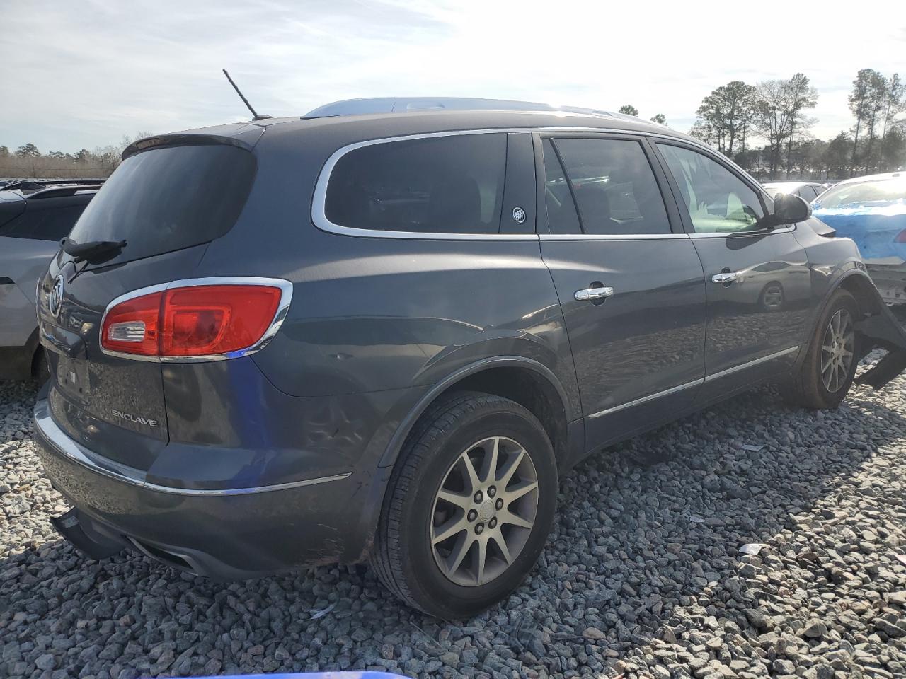 2014 Buick Enclave VIN 5GAKRBKD4EJ119425 Copart auction photo, front end damage thumbnail 3