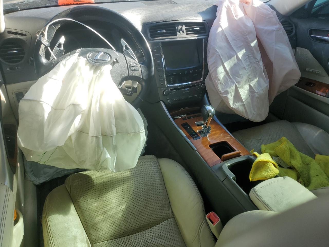 2009 Lexus IS VIN JTHCK262595034087 Copart auction photo, all over damage thumbnail 8