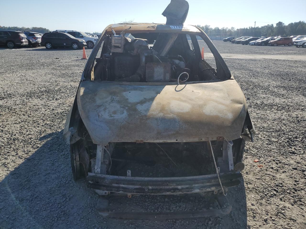 2013 Chevrolet Spark VIN KL8CA6S95DC571490 Copart auction photo, burn damage thumbnail 5