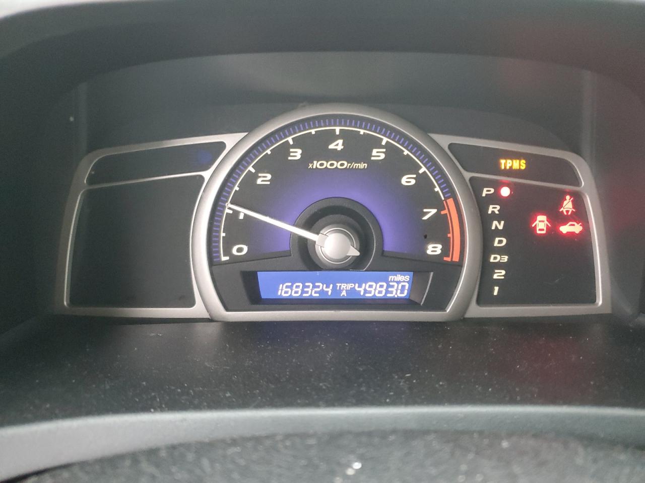 2010 Honda Civic VIN 2HGFA1F55AH568307 Copart auction photo, rear end damage thumbnail 9