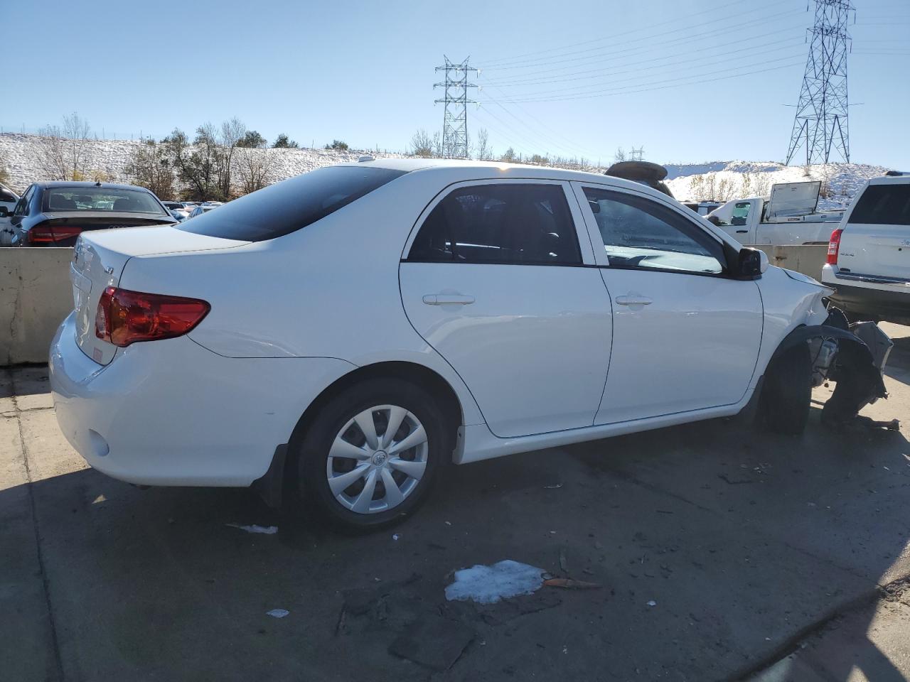 2010 Toyota Corolla VIN 2T1BU4EE8AC535545 Copart auction photo, front end / side damage thumbnail 3
