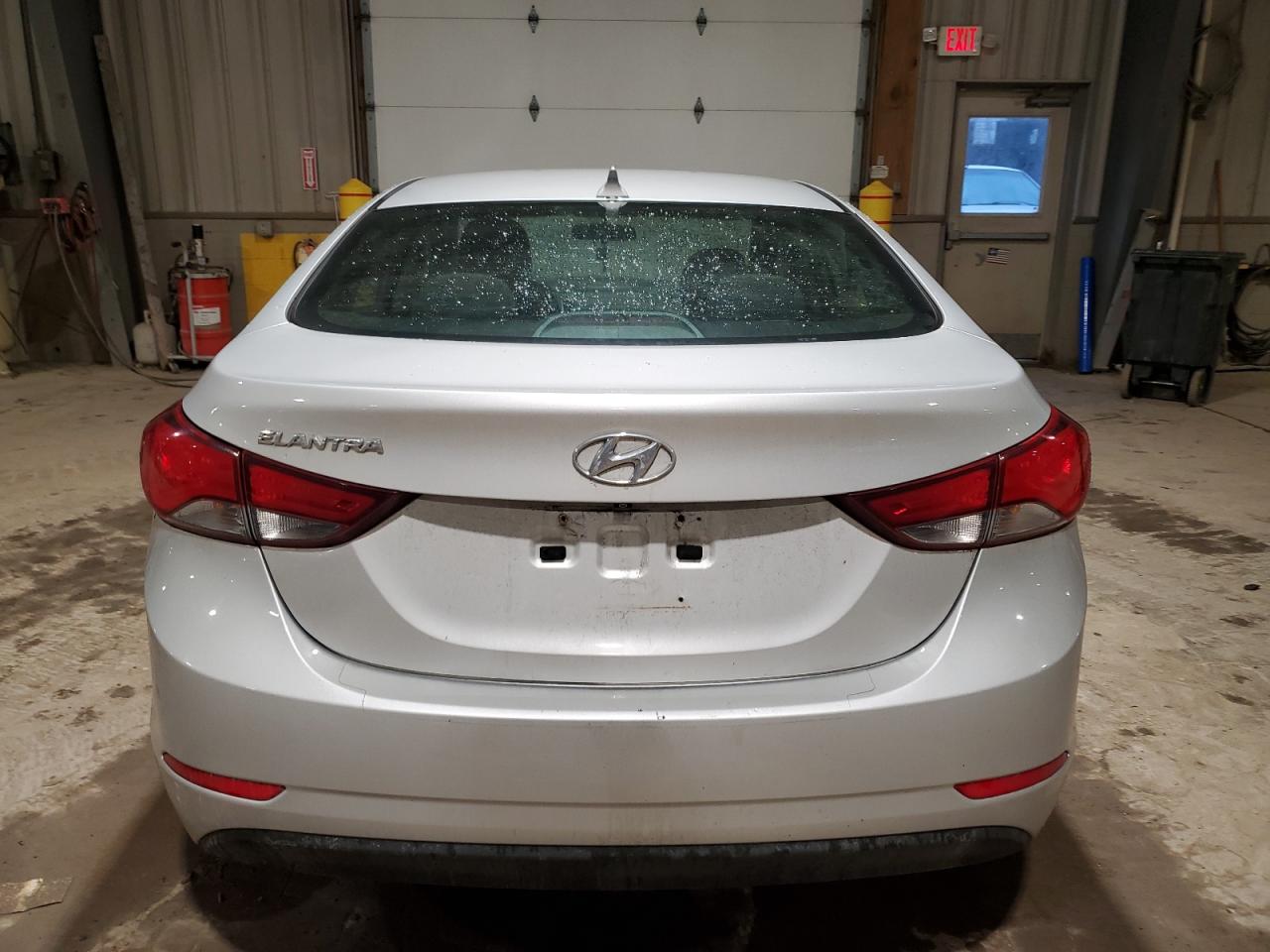 2015 Hyundai Elantra VIN 5NPDH4AE6FH595296 Copart auction photo, front end damage thumbnail 6