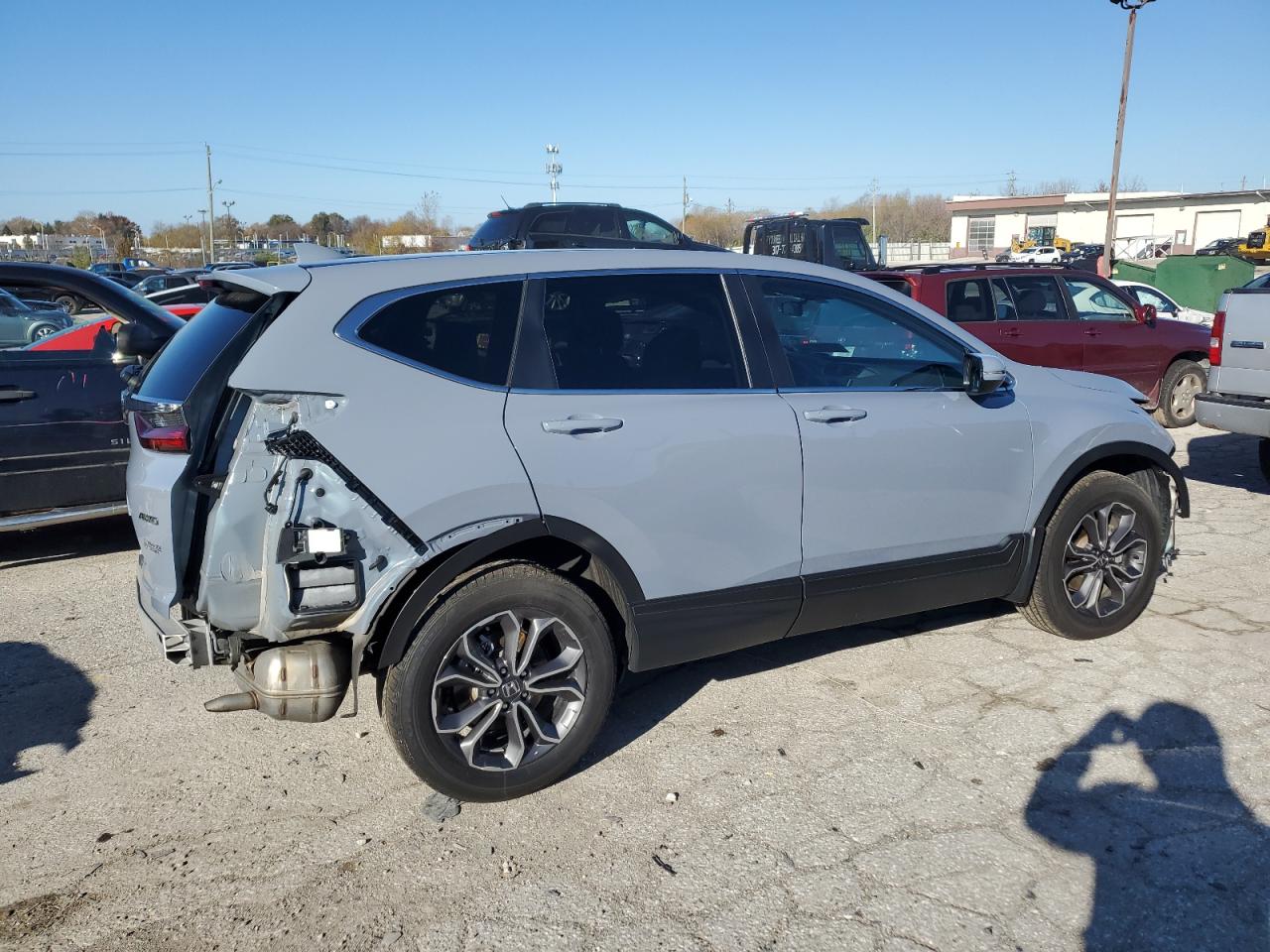 2020 Honda CR-V VIN 2HKRW2H57LH680455 Copart auction photo, rear end / minor dent/scratches damage thumbnail 3