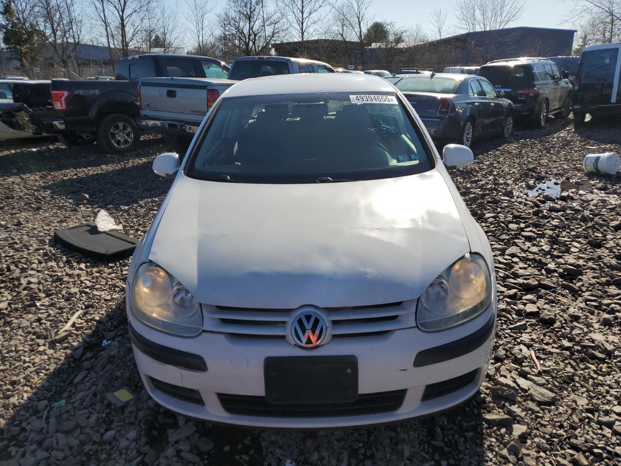 2009 Volkswagen Golf VIN WVWBB71K49W090243 Copart auction photo, rear end / top/roof damage thumbnail 5