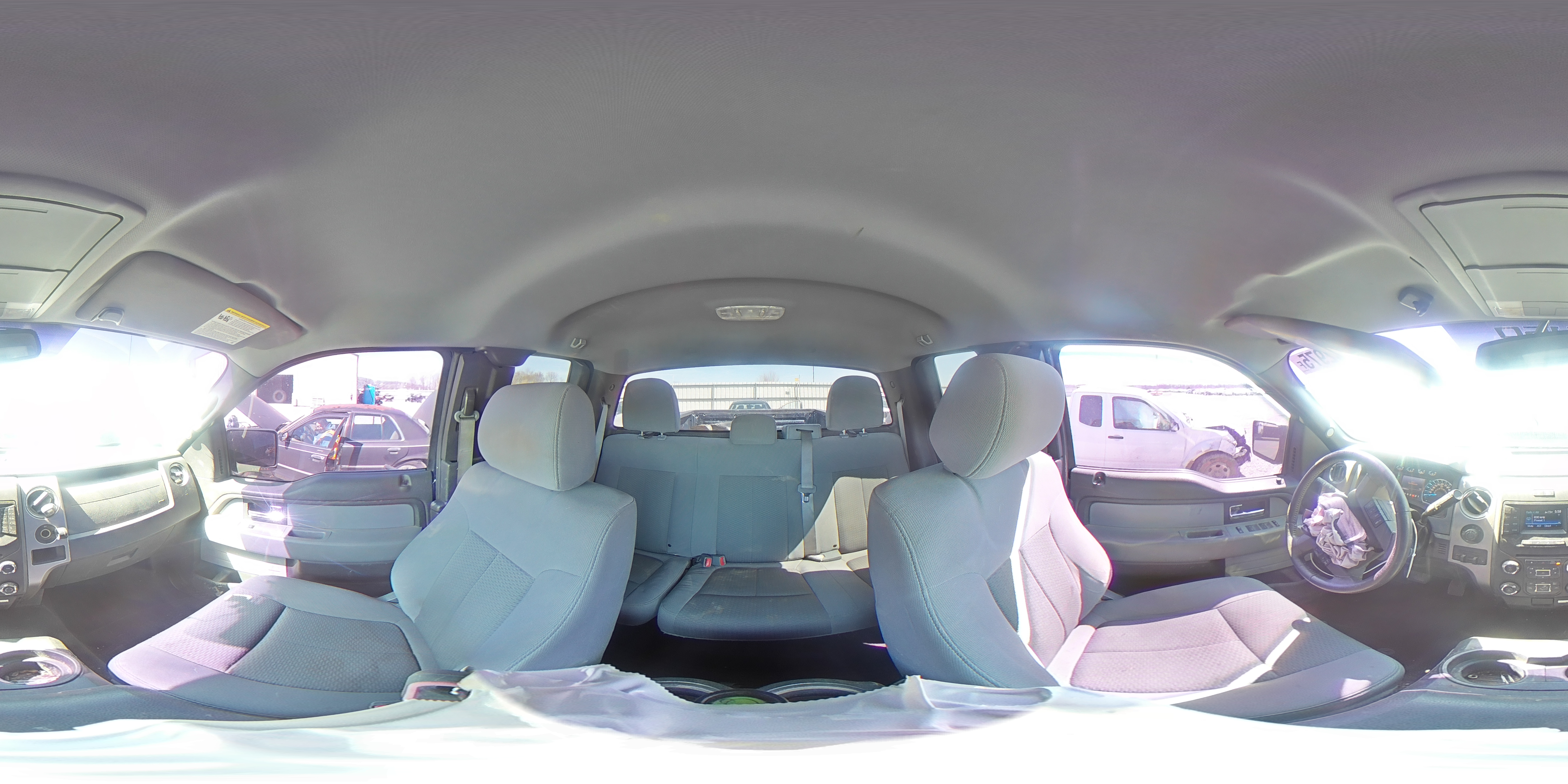 2013 Ford F-150 VIN 1FTFX1EFXDKD22583 Copart auction photo, front end / side damage thumbnail 12