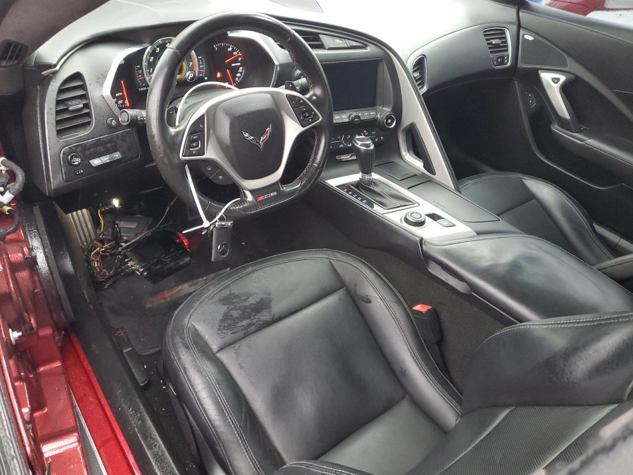 2015 Chevrolet Corvette VIN 1G1YU2D6XF5603141 Copart auction photo, vandalism / front end damage thumbnail 8