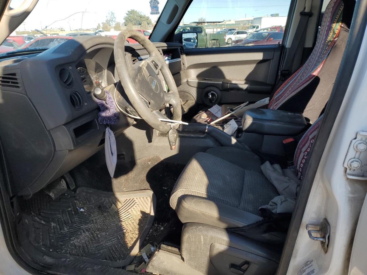 2009 Jeep Commander VIN 1J8HG48K89C535741 Copart auction photo, front end / undercarriage damage thumbnail 7