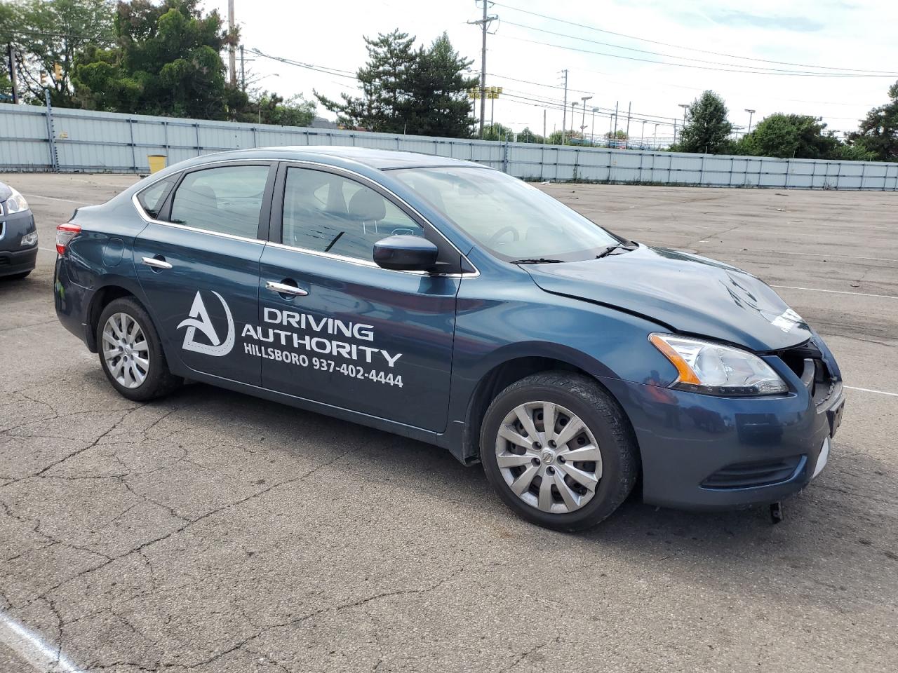 2015 Nissan Sentra VIN 3N1AB7AP4FY236784 Copart auction photo, front end damage thumbnail 4