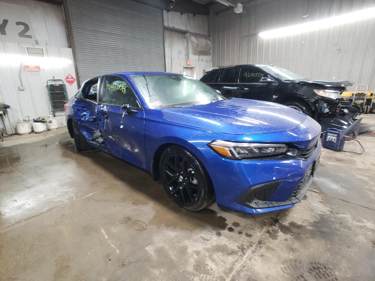 2024 Honda Civic VIN 2HGFE2F54RH546580 Copart auction photo, side damage thumbnail 4